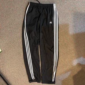 Adidas Windbreaker Pants Black Size Medium (EUC)